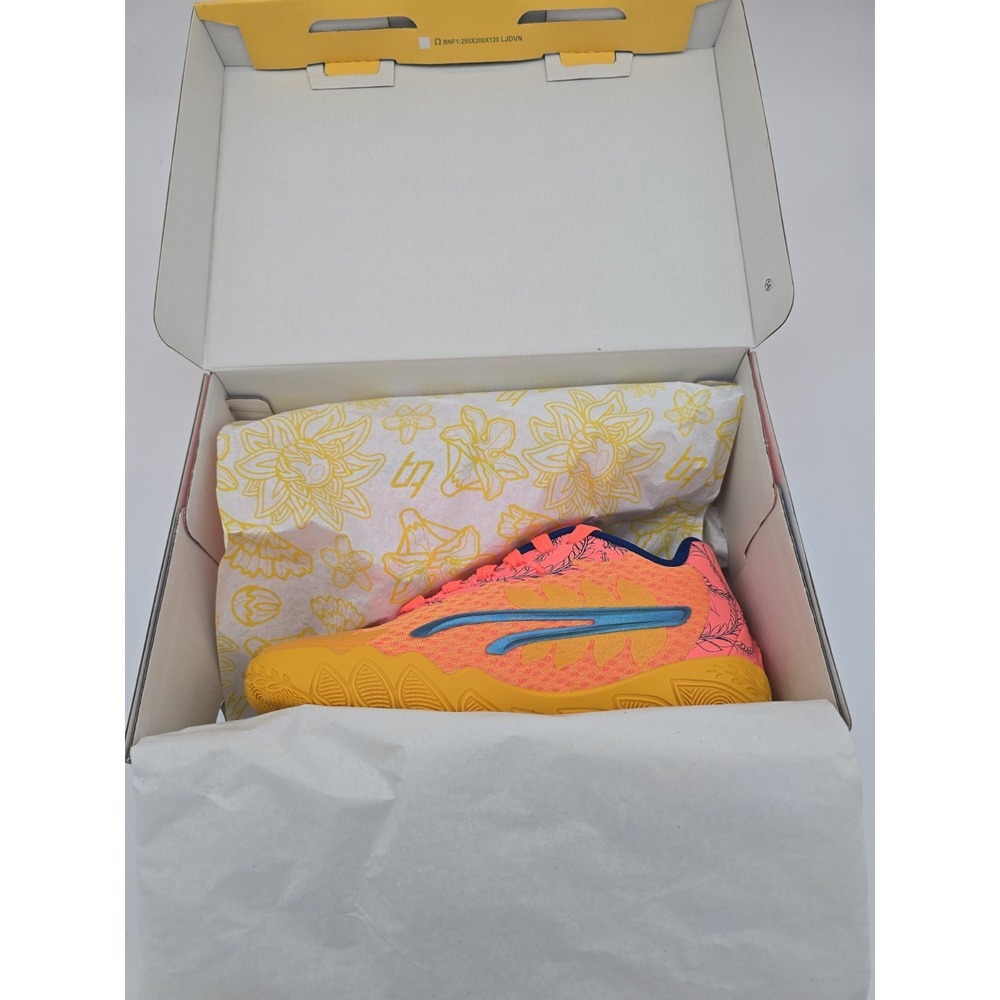 Puma Stewie 3 Dawn in 'Cuseyellow sizzle-fluro peach Womens 7 New In Box - Picture 2 of 16